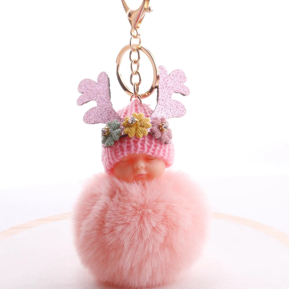 Christmas Angel Baby Plush Doll Pendant | Hanging Ornament for Tree, Home Décor & New Year Gifts