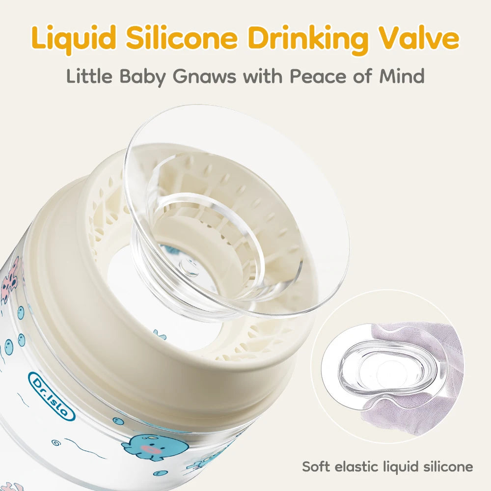 280ml Baby Training Cup with 360° Spill-Proof Drinking Lid – Leakproof, BPA-Free Infant Sippy Cup for Toddlers