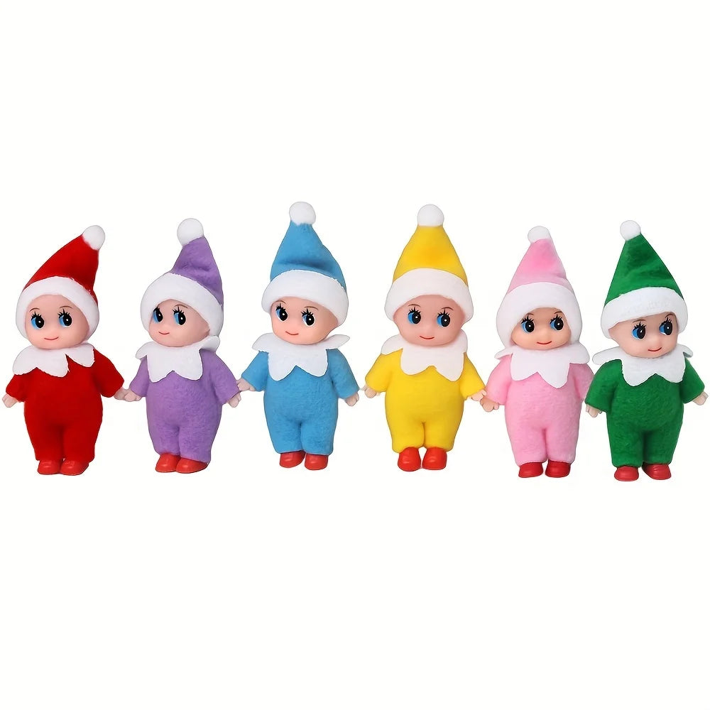 Colorful Christmas Baby Elf Doll | Cute Elf Boy & Girl Dolls | Xmas Decorations, Kids Toys & Pregnant Mother’s Holiday Gift