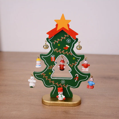 DIY Wooden Christmas Tree for Kids | Handmade 3D Stereo Scene Decoration | Children’s Christmas Ornaments & Holiday Craft
