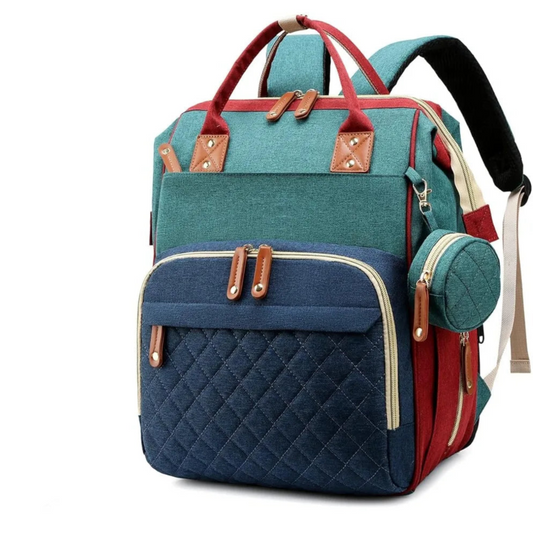 3-in-1 Baby Diaper Bag Backpack with Changing Station – Foldable Changing Pad & Large Travel Backpack for Boys & Girls