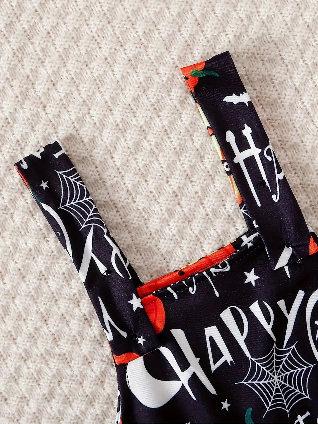 Baby Halloween Outfit 2PCS Set | Pumpkin Romper + Strappy Pants | Infant Boys & Girls Costume Clothes (0–2 Years)