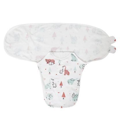 100% Cotton Baby Sleeping Bag – Newborn Swaddle Cocoon Envelope Blanket | Soft Sleepsack & Swaddling Wrap for Baby Girls