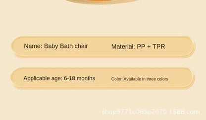Children’s Portable Shower Seat – Baby Bath Stand for Newborns & Toddlers | Safe & Comfortable Growth Accessory for Kids