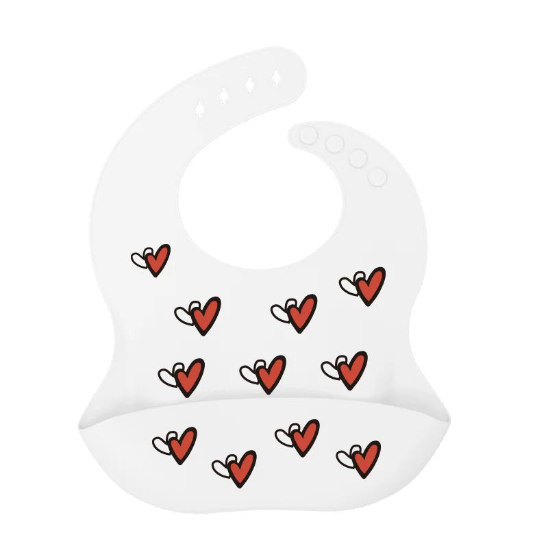 Baby Silicone Bib – Waterproof Feeding Bib for Infants & Toddlers | Adjustable, Fashionable Saliva Towel for Boys & Girls