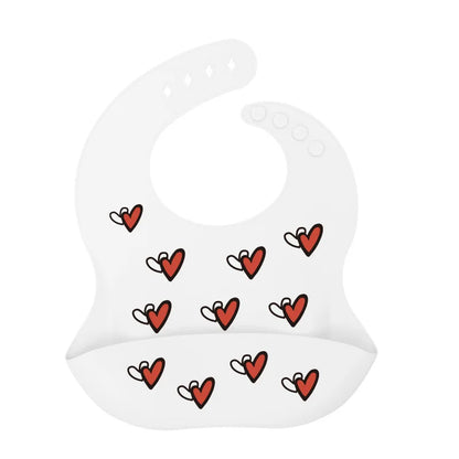 Baby Silicone Bib – Waterproof Feeding Bib for Infants & Toddlers | Adjustable, Fashionable Saliva Towel for Boys & Girls