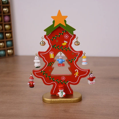 DIY Wooden Christmas Tree for Kids | Handmade 3D Stereo Scene Decoration | Children’s Christmas Ornaments & Holiday Craft