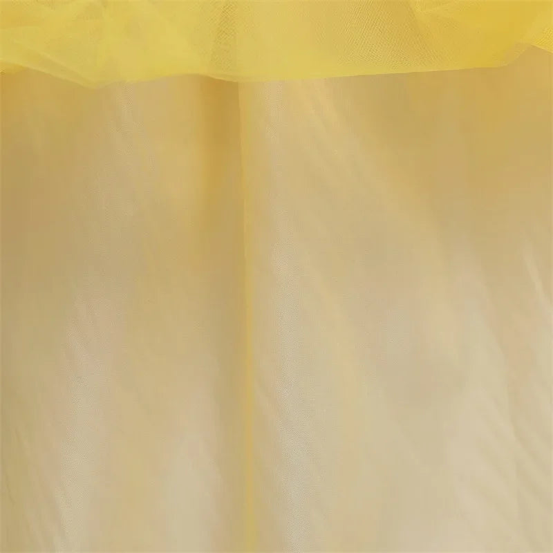 Cinderella Belle Princess Costume Dress for Girls | Rapunzel Cosplay Outfit | Kids Halloween Disguise, Christmas & Birthday Party Clothes
