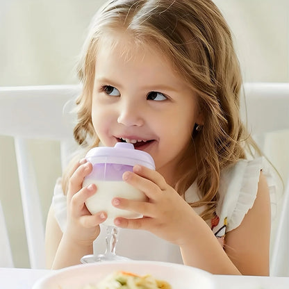 Fun Kids Party Cup – Baby Wine Sippy Cup for Juice, Milk & Water | Plastic Goblet Chalice Training Cup for Birthday Parties