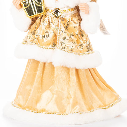 Christmas Decoration – Big Santa Claus Doll & Grandma Figurine | Holiday Room & Tree Décor Gift