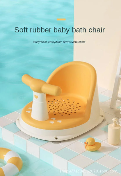 Children’s Portable Shower Seat – Baby Bath Stand for Newborns & Toddlers | Safe & Comfortable Growth Accessory for Kids