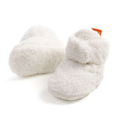 Baby Halloween Pumpkin Booties | Infant Newborn Sock Shoes | Winter Warm Crib Shoes | First Walkers & Prewalkers