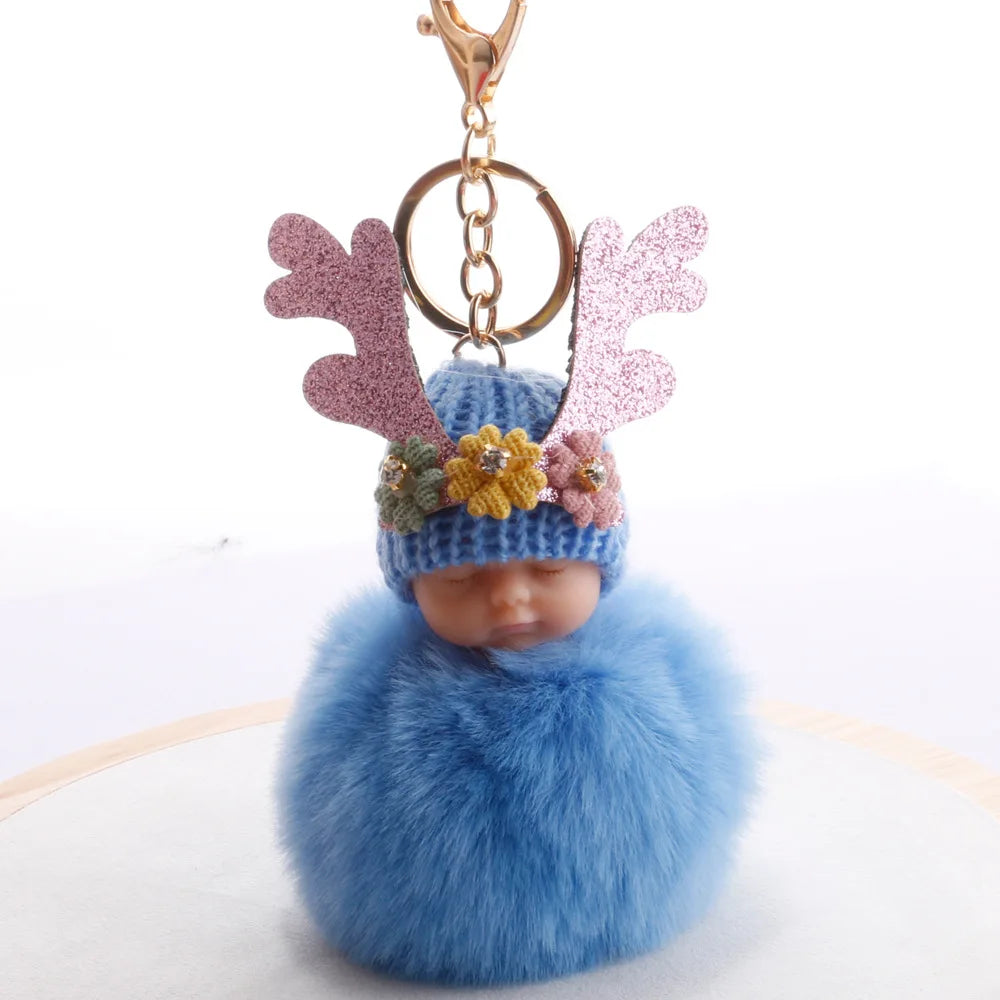 Christmas Angel Baby Plush Doll Pendant | Hanging Ornament for Tree, Home Décor & New Year Gifts