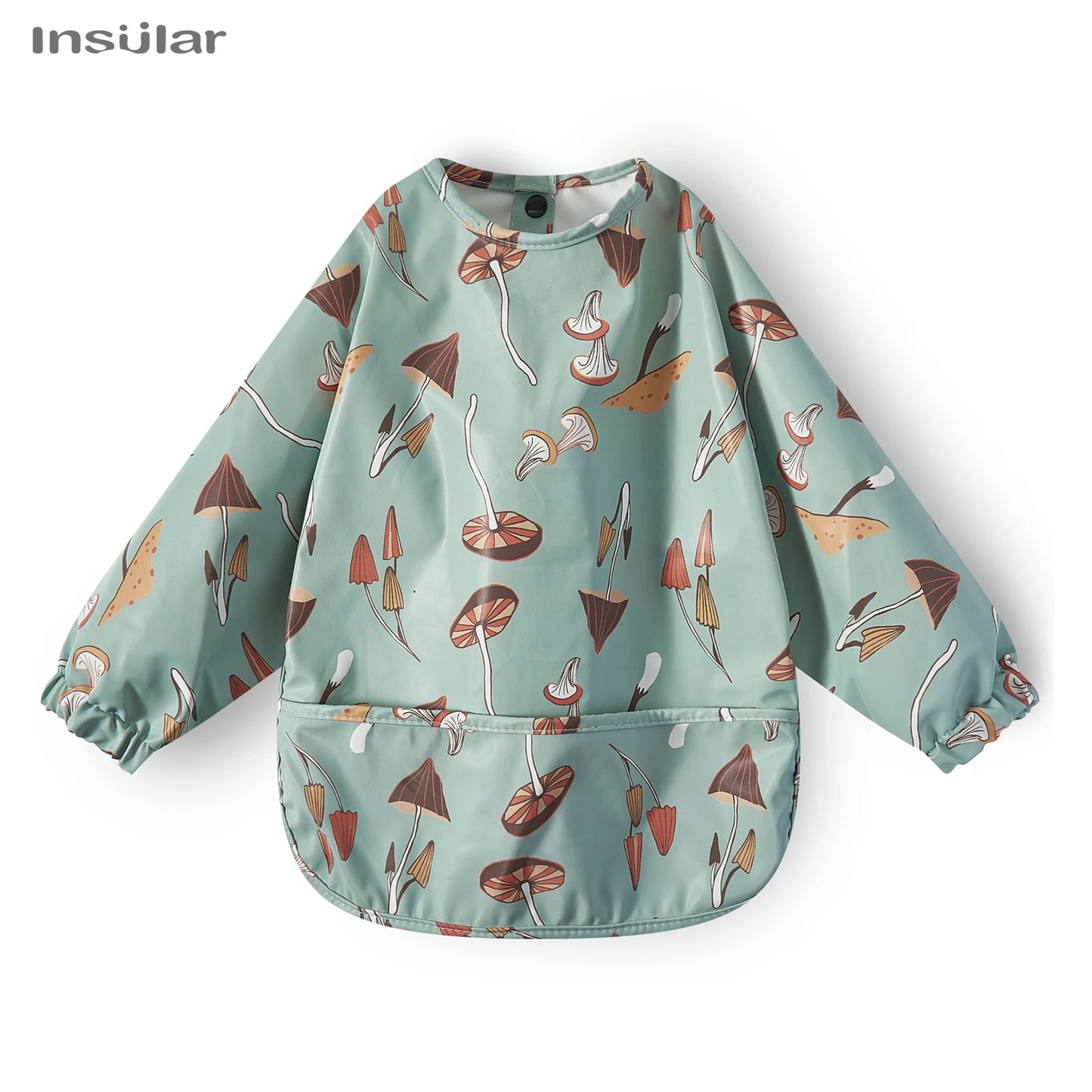 New Children Feeding Aprons – Waterproof Long Sleeve Baby Bib with Pocket | Full Cover Baby Bibs for Toddlers Boys & Girls