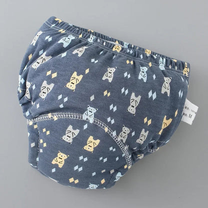 Baby Training Pants – 6 Layer Cotton Cloth Diapers | Breathable, Reusable & Washable Underwear for Toddlers & Children