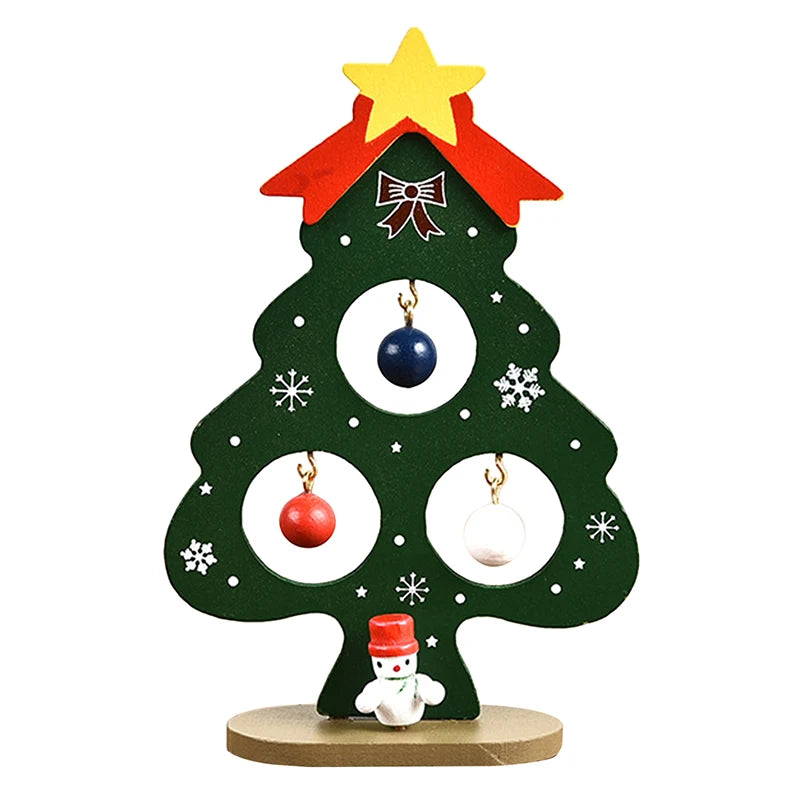 DIY Wooden Christmas Tree for Kids | Handmade 3D Stereo Scene Decoration | Children’s Christmas Ornaments & Holiday Craft