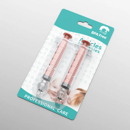 Baby Dropper Dispenser Transparent Pacifier Smart Medicine Dispenser Needle Feeder Squeeze Medicine Kids Feeding Utensils