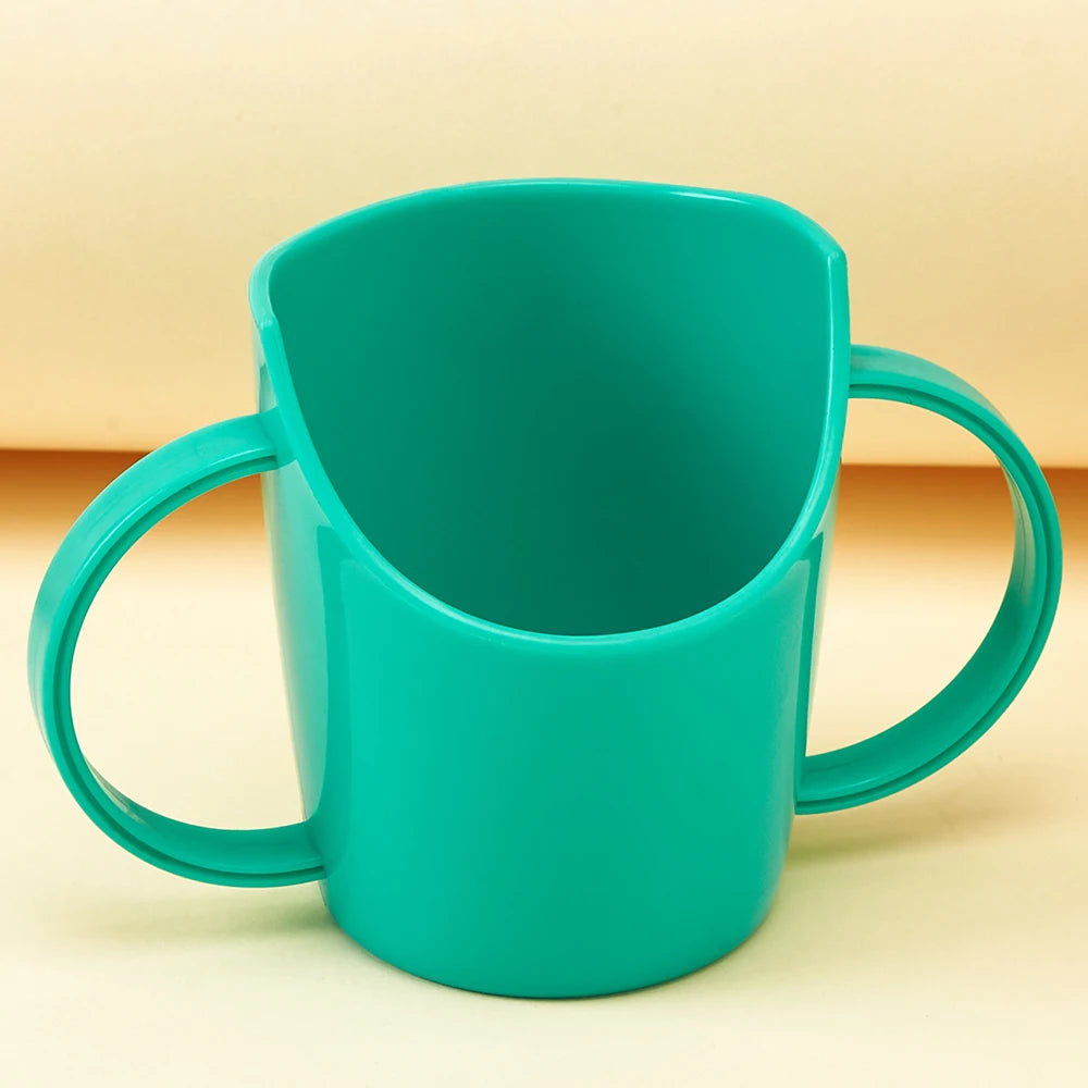 Baby Training Cup – Anti-Choking Slanted Mouth Water & Milk Cup with Nose Protection for Infants & Toddlers