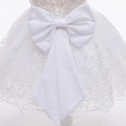 Baby Girl Christmas & Halloween Princess Dress | Infant Christening, 1st Birthday & Party Outfit | Newborn Clothes