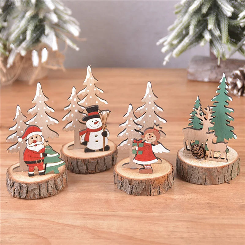 DIY Wooden Christmas Tree for Kids | Handmade 3D Stereo Scene Decoration | Children’s Christmas Ornaments & Holiday Craft