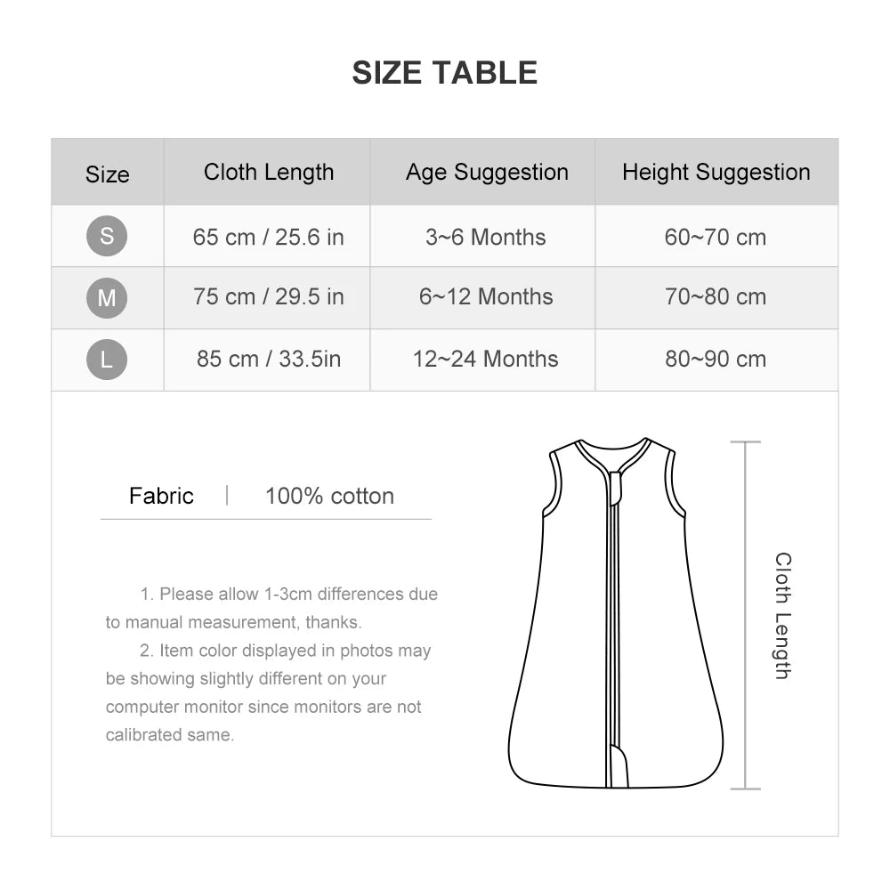 Baby Summer Sleeping Bag 0–24 Months – Lightweight 0.5 TOG Wearable Blanket, Thin Layer Sleep Sack with Anti-Kick Design, Beige Wheat Print