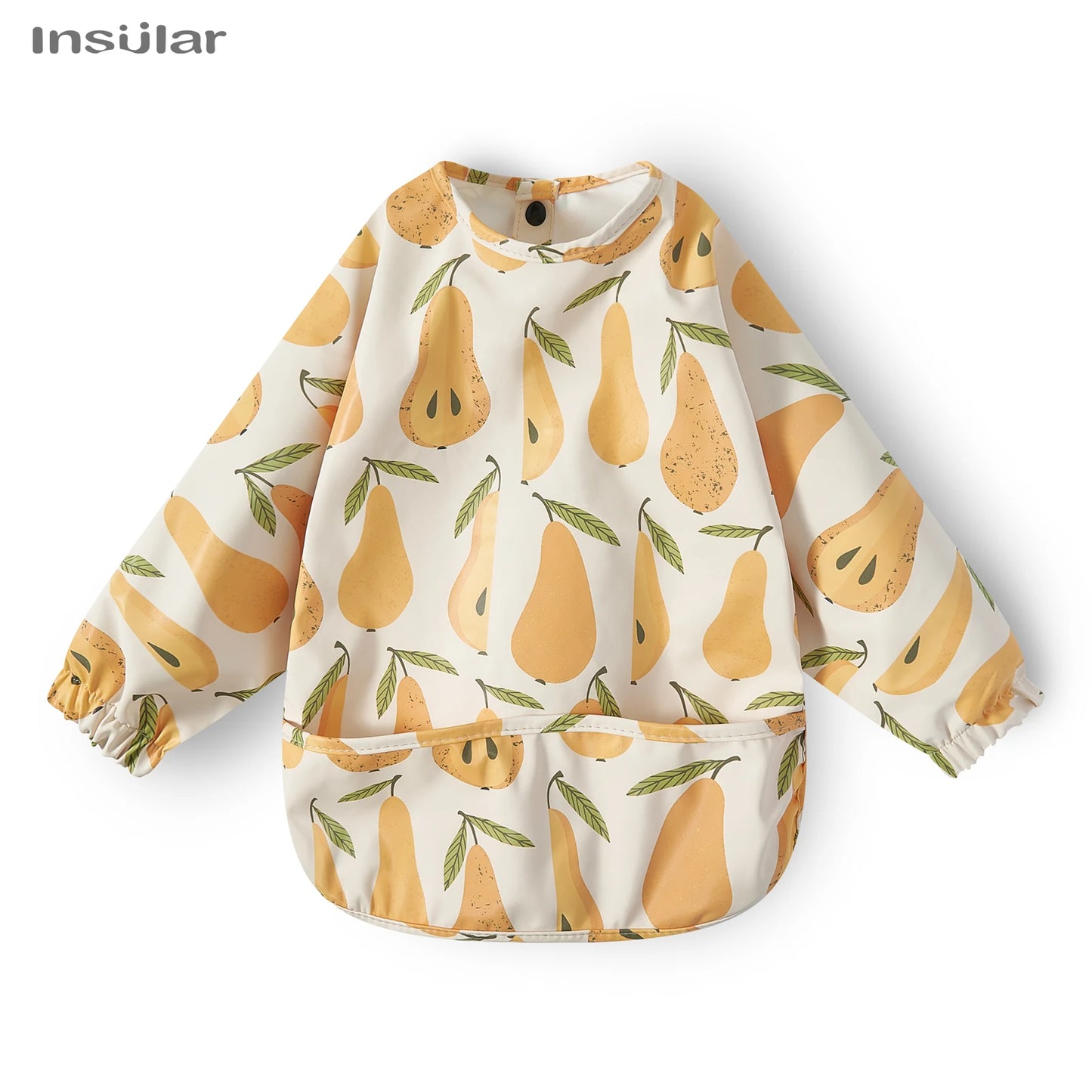 New Children Feeding Aprons – Waterproof Long Sleeve Baby Bib with Pocket | Full Cover Baby Bibs for Toddlers Boys & Girls
