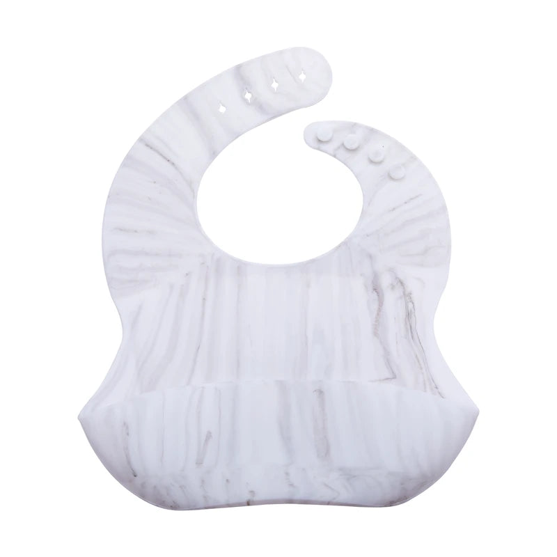 Baby Waterproof Silicone Bibs – Adjustable Feeding Bibs with Cute Bowknot Apron Design | Soft Toddler Bibs for Boys & Girls
