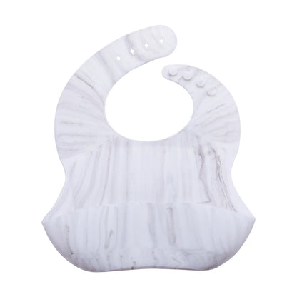 Baby Waterproof Silicone Bibs – Adjustable Feeding Bibs with Cute Bowknot Apron Design | Soft Toddler Bibs for Boys & Girls