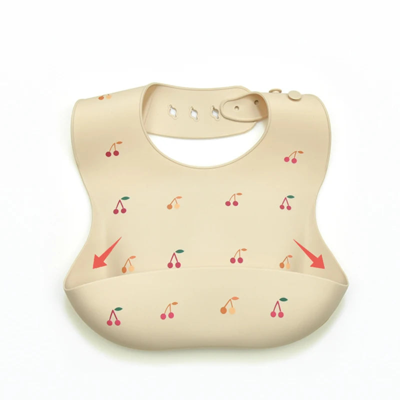 Baby Silicone Bib – Waterproof Feeding Bib for Infants & Toddlers | Adjustable, Fashionable Saliva Towel for Boys & Girls