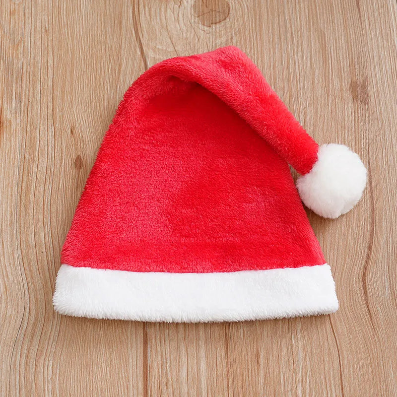 Christmas Baby Girl Outfit | Newborn Bow Flannel Dress + Hat | Soft Long Sleeve Winter Clothes 0–18 Months