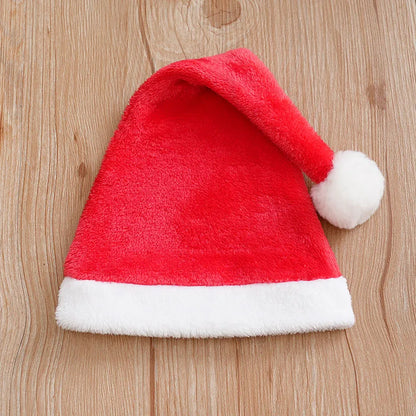 Christmas Baby Girl Outfit | Newborn Bow Flannel Dress + Hat | Soft Long Sleeve Winter Clothes 0–18 Months