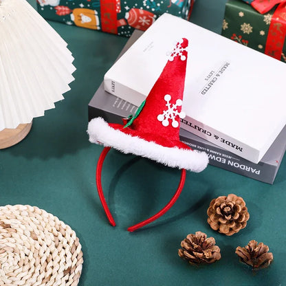 Christmas Headbands | Santa Hat, Xmas Tree Hair Bands | Holiday Party Accessories for Girls & Women 2024–2025
