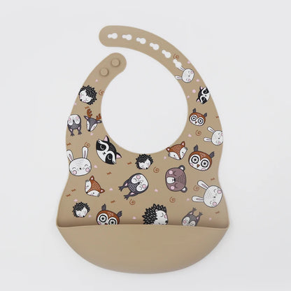 New Arrival Silicone Baby Bibs – Waterproof Feeding Bibs with Fun Prints (Avocado, Zoo, Tractor) | Soft Newborn Burp Cloth & Tableware Accessory