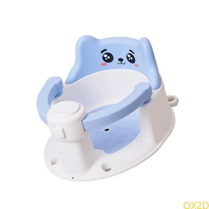 Infant Bathtub with Backrest Support – Baby Bath Tub for 6–15 Months, Non-Slip with Suction Cups, Easy to Remove