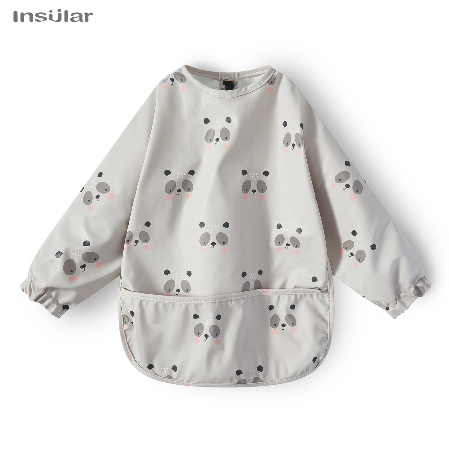 New Children Feeding Aprons – Waterproof Long Sleeve Baby Bib with Pocket | Full Cover Baby Bibs for Toddlers Boys & Girls