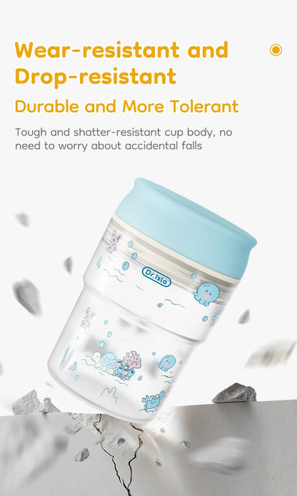 280ml Baby Training Cup with 360° Spill-Proof Drinking Lid – Leakproof, BPA-Free Infant Sippy Cup for Toddlers
