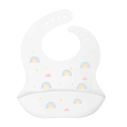 Baby Silicone Bib – Waterproof Feeding Bib for Infants & Toddlers | Adjustable, Fashionable Saliva Towel for Boys & Girls