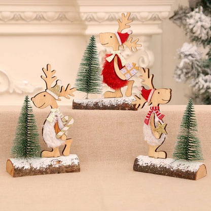 DIY Wooden Christmas Tree for Kids | Handmade 3D Stereo Scene Decoration | Children’s Christmas Ornaments & Holiday Craft
