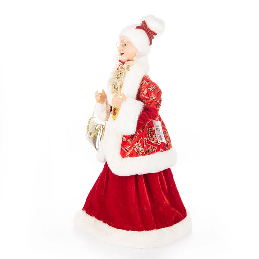 Christmas Decoration – Big Santa Claus Doll & Grandma Figurine | Holiday Room & Tree Décor Gift