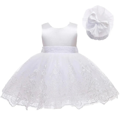 Baby Girl Christmas & Halloween Princess Dress | Infant Christening, 1st Birthday & Party Outfit | Newborn Clothes