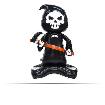 1PC Halloween Witch & Grim Reaper Balloon | 2026 Halloween Party Decoration Supplies | Baby Shower, Birthday & Helium Globos
