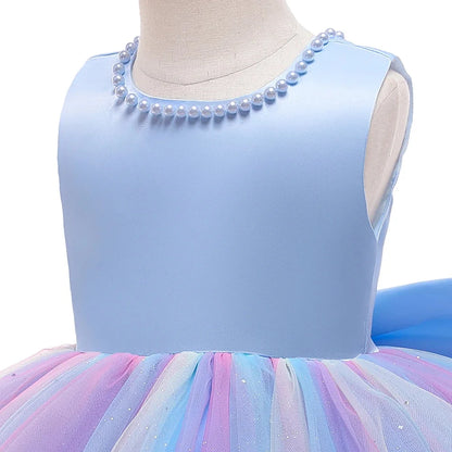 Baby Girls Christmas Princess Dress | Infant Christening & 1st Birthday Party Outfit | Newborn Wedding & Holiday Clothes