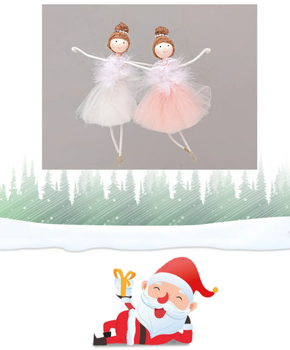 Christmas Angel Doll | Xmas Tree Hanging Ornaments | Home Decorations & New Year 2024 Gifts