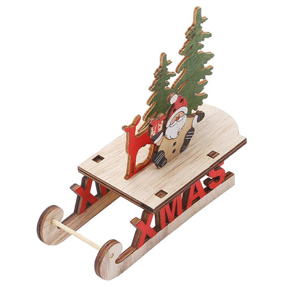 DIY Wooden Christmas Tree for Kids | Handmade 3D Stereo Scene Decoration | Children’s Christmas Ornaments & Holiday Craft