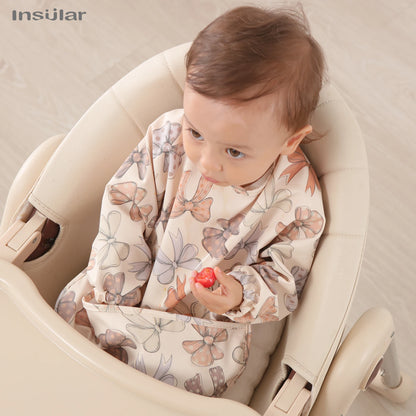 New Children Feeding Aprons – Waterproof Long Sleeve Baby Bib with Pocket | Full Cover Baby Bibs for Toddlers Boys & Girls