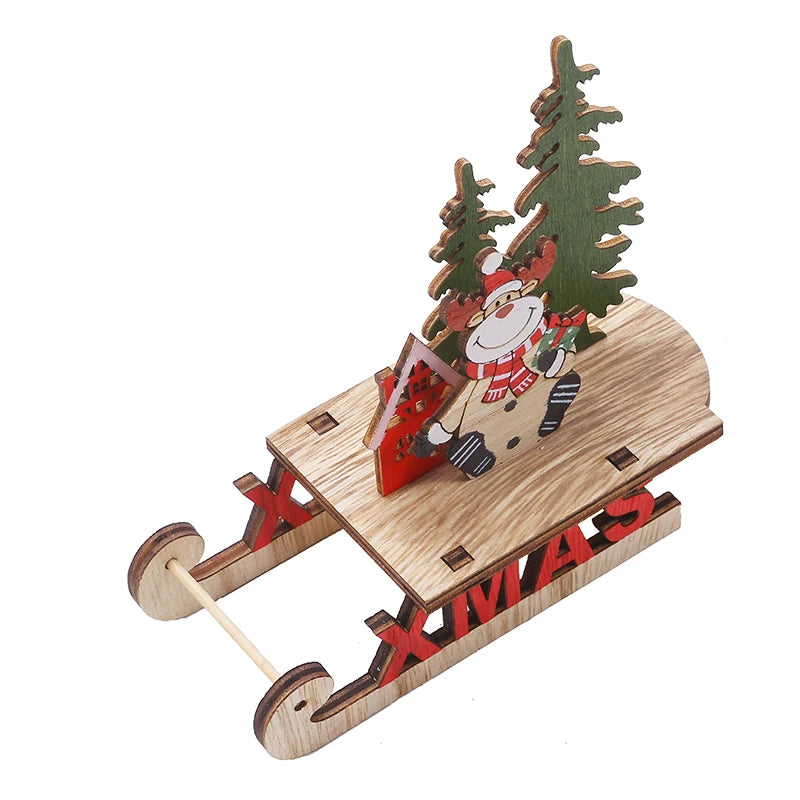 DIY Wooden Christmas Tree for Kids | Handmade 3D Stereo Scene Decoration | Children’s Christmas Ornaments & Holiday Craft