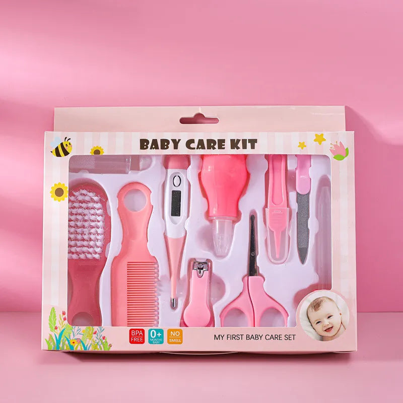 Baby Care Kit | Multi-Functional Newborn Health & Grooming Set | Nail Clipper, Comb, Brush & Infant Care Tools