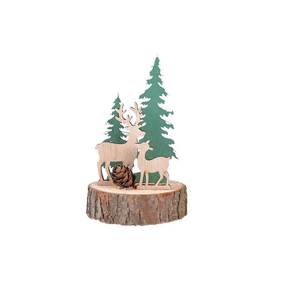 DIY Wooden Christmas Tree for Kids | Handmade 3D Stereo Scene Decoration | Children’s Christmas Ornaments & Holiday Craft