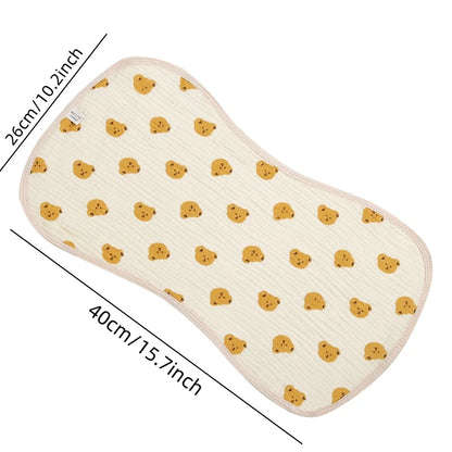 Portable Baby Burp Cloth | Soft & Absorbent Burping Towel Wash Cloth for Boys & Girls | Newborn Essentials & Baby Shower Gift