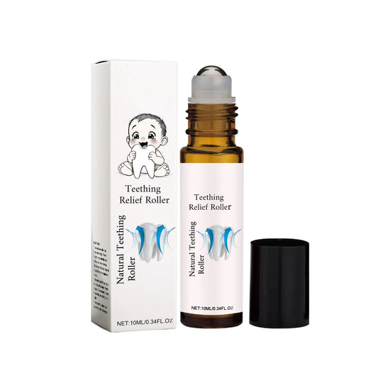 10ML Kid's Teething Massage Roller Soothing Oil Moisturizes And Softens Baby's Skin Roller Teething Oil Soothing rolling ball